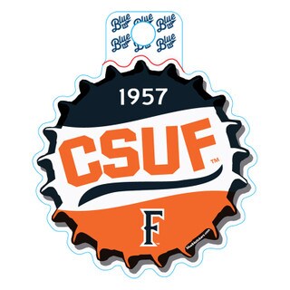 CSUF Bottle Cap Decal